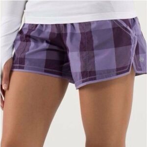 LULULEMON Shake & Break Gingham Shorts